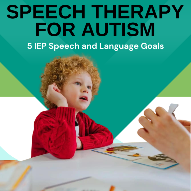 speech therapy for autism