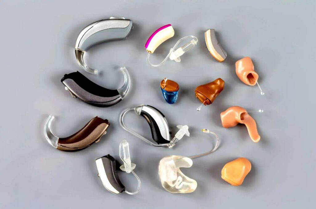 various hearing aids